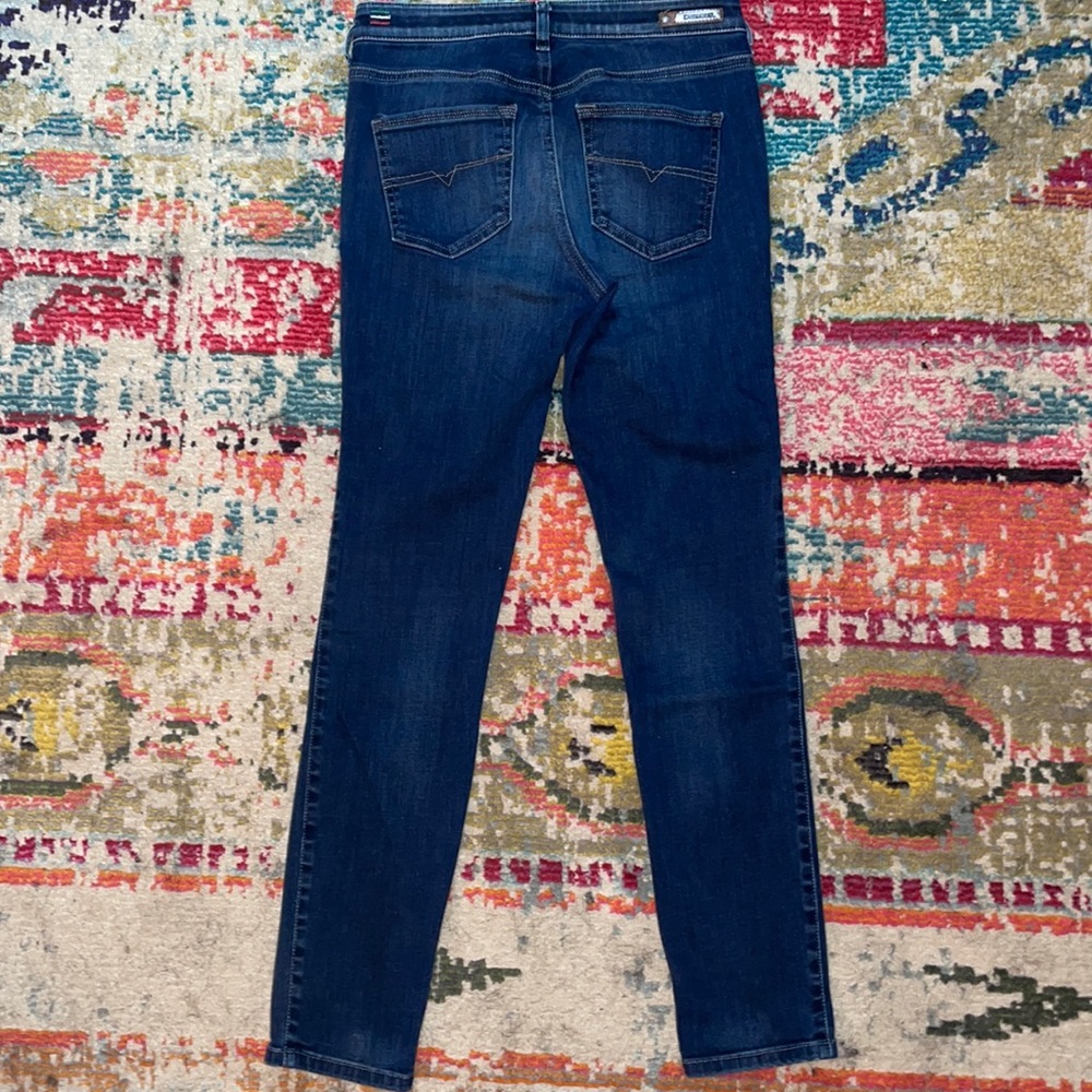 diesel Doris super slim skinny denim Jean size 28 waist 30 length wash 0832K